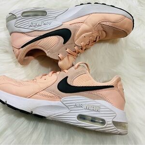 Nike Air Max Shoes Womens Size 9.5 White/pink  Running Sneakers C05432-60k2